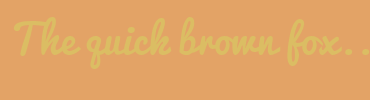 Image with Font Color DBBD63 and Background Color E3A366